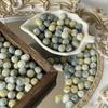 40pcs/set Makeing Bracelet Porcelain Beads Round Loose Spacer Beads Coloured Glaze Beads  Pendant