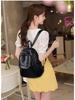 Versatile Women's PU Leather Backpack Handbag – Large Capacity, Casual Schoolbag