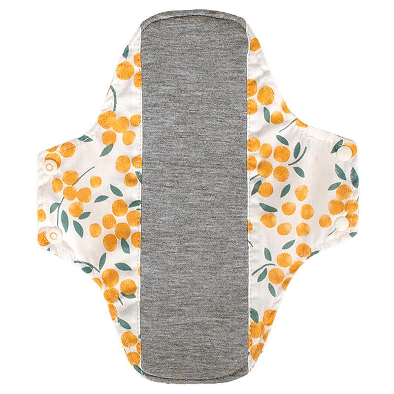 New 23cm Washable Graphene Cotton Antibacterial Reusable Menstrual Pads