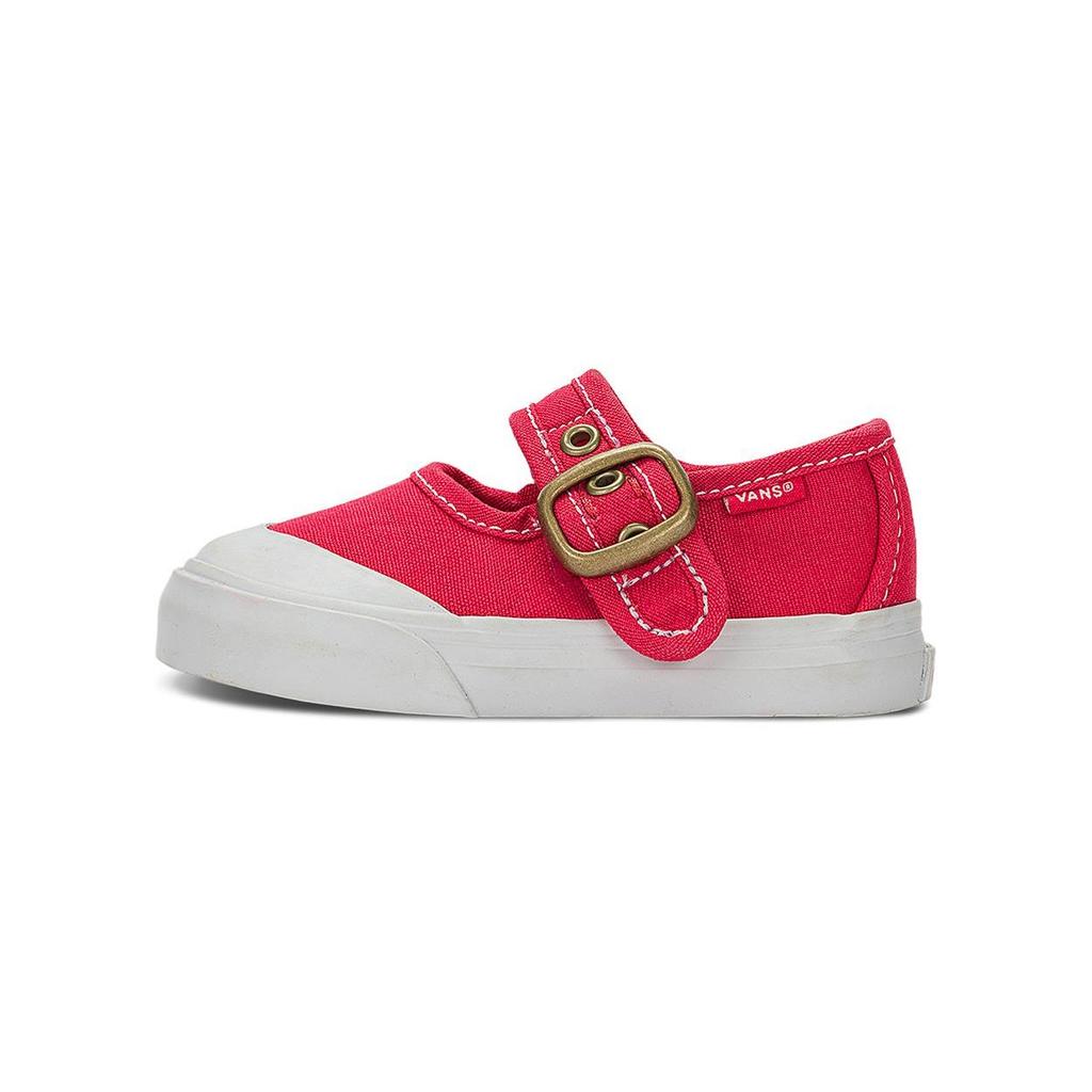 Vans Mary Jane Breathable Lightweight Low Top Walker Shoes Baby Shoes Red VN000CRYH2D