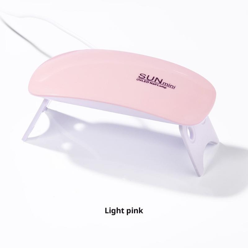 Mini UV LED Nail Lamp 6W For Curing Nail Gel Polish Portable Foldable 45s/60s Timing Manicure Dry Machine Nail Art Drying Tool