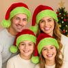 Christmas Santa Hat For Adults And Kids Unisex Velvet Cozy Long Plush Red Xmas Hats 2026 New Year's Holiday Party Supplies