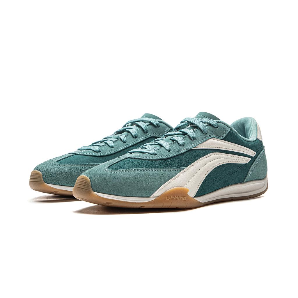 Li Ning Film TURBO Halkskyddande, Slitstarka, Lätta Låga Casual Skor Herr Grön Vit AGLV127-12