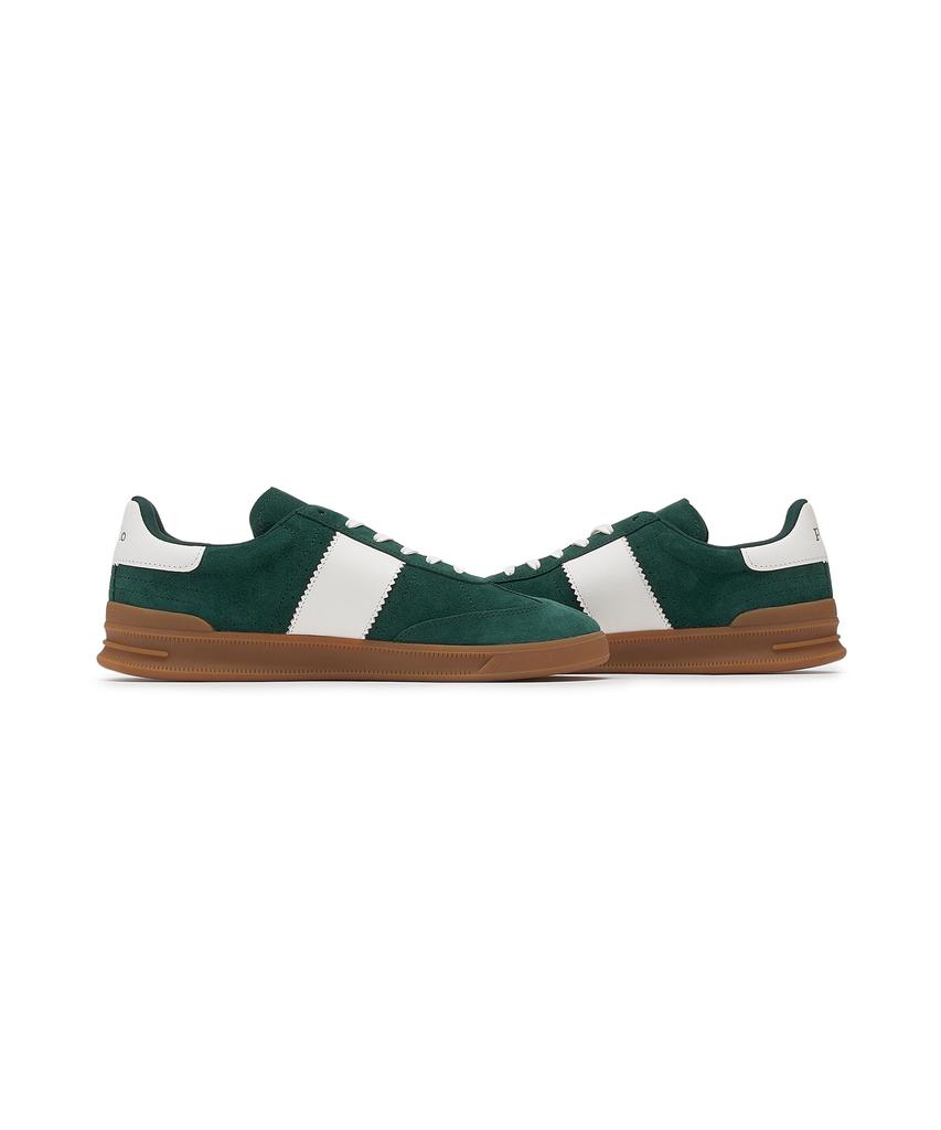 Polo Ralph Lauren Heritage Aera Suede Sneakers - Medium Green