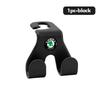 AAABR1 ABS Car Headrest Hook Rear Seat Back Hooks Hanger Interior Accessoies For Skoda Octavia A5 A7 RS Fabia Superb Rapid Karoq