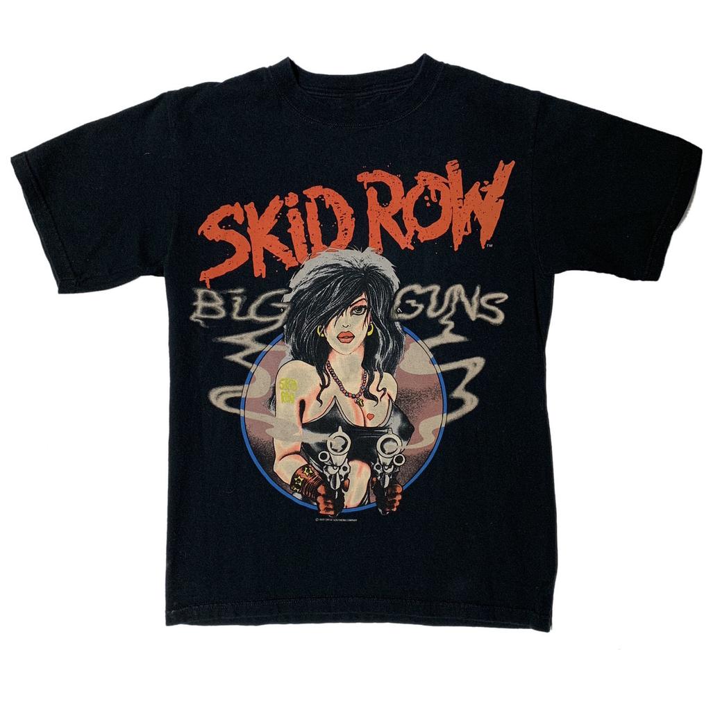 Skid Row Band T-shirt Cotton Tee For Men Women Size S-4XL