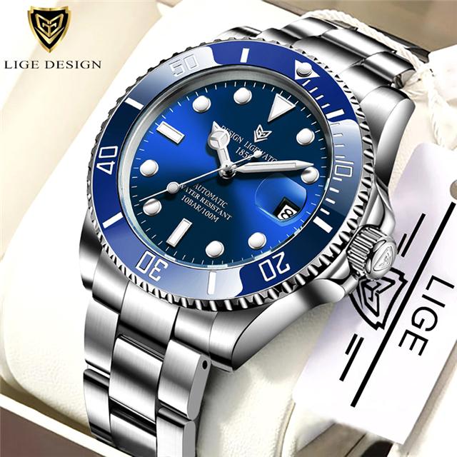 Fashion Sports Waterproof Men's Mechanical Wristwatches Casual Business Luminous Automatic Watch For Men Relogios Masculino