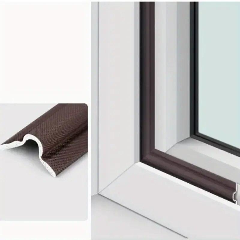 Sliding Type Window Sealing Strip Door and Window Seam Windproof Sound Insulation Self-adhesive Sealing Strip Warm Blocking Wind