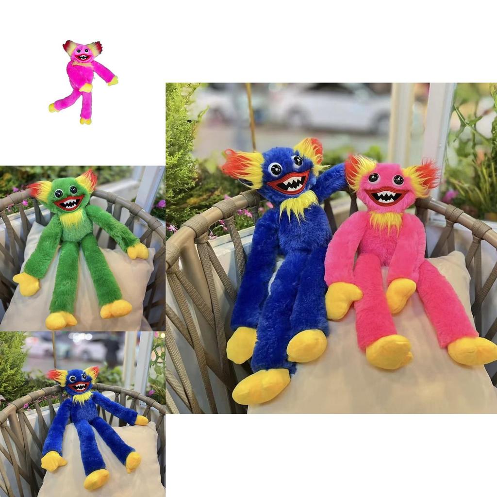 Rainbow Eared Huggy Wuggy Plush Toy Inspired By Poppy Playtime High Quality And Super Soft