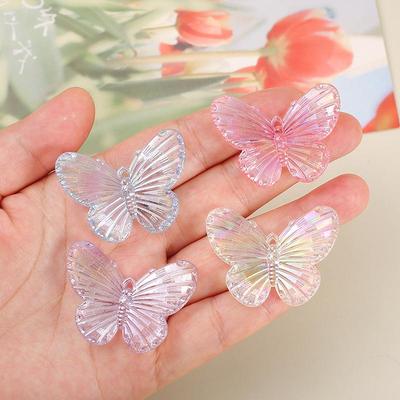 AB Pryskyřičné doplňky s motýlky: DIY Krémové lepidlo pro galvanické pokovování pro výrobu pouzder na mobilní telefony a ozdob do vlasů