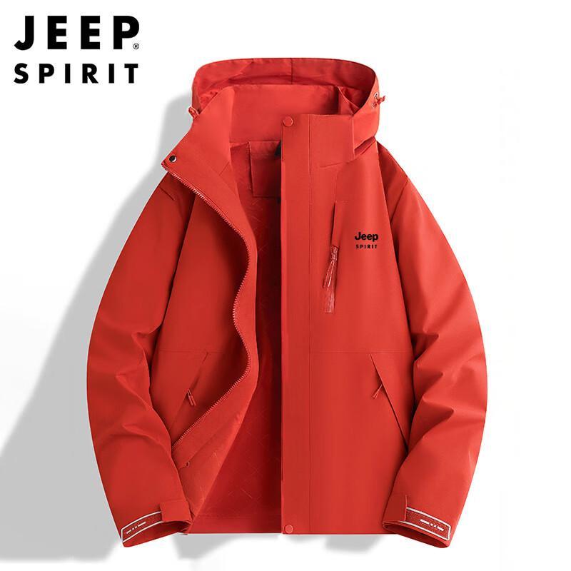 JEEP SPIRIT Unisex Outdoor Windbreaker Jacket