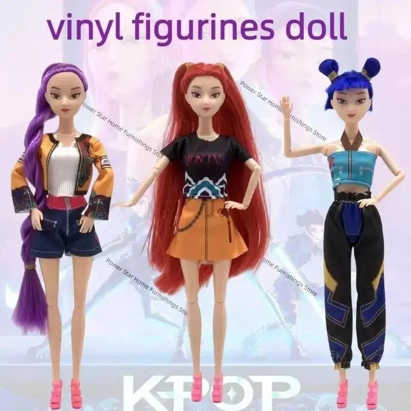 Kpop devil hunter vinyl figure, new K-POP devil killer miniature doll, Lumimila Zoey, desktop decorations, decorative gifts.