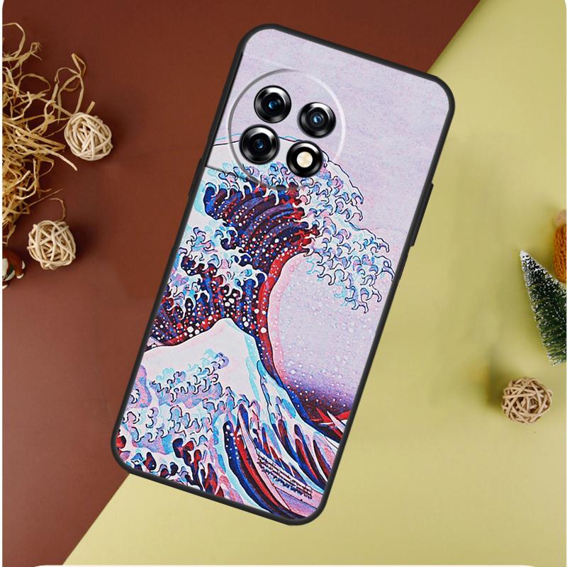 Great Wave off Kanagawa Japan For OnePlus 13 13R 12 12R 11 9 10 Pro 8T 9RT 10T 10R N20 N30 Nord CE 2 3 4 Lite Phone Case