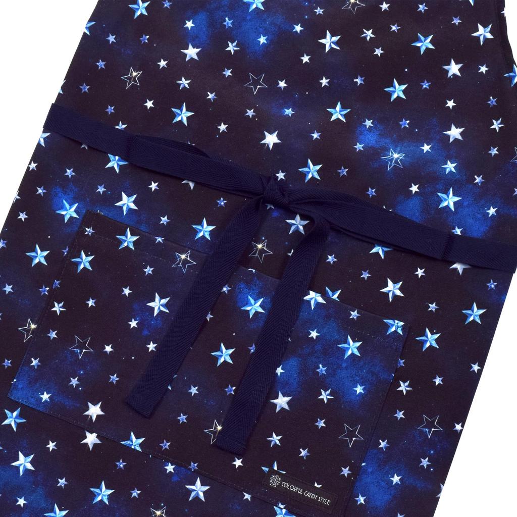 COLORFUL CANDY STYLE Kordelzug Sportkleidung Schürze Kochen Bandana Sterling Grundschule Jungen NV502400 2-teiliges Set, wasserabweisendes Gewebe, Tasche, Tasche,