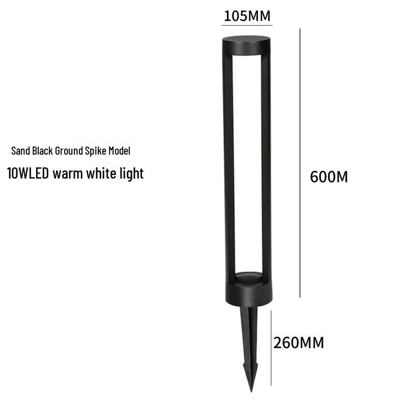 Waterproof LED Outdoor Garden Courtyard Light - Minimalist Design