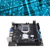 H81M I LGA1150 Computer Motherboard with 16GB DDR3 Memory, NVME M.2 Interface, 3.0, USB 2.0, for Home, Office, and Gaming