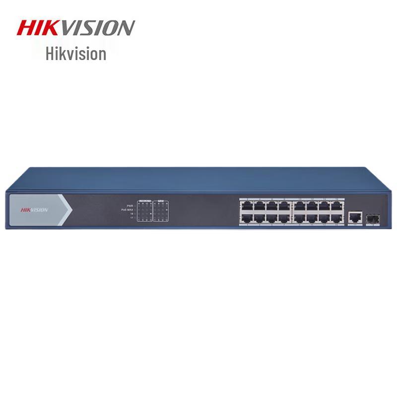 

HIKVISION DS-3E0518P-E(B) 18-Port Full Gigabit POE Switch