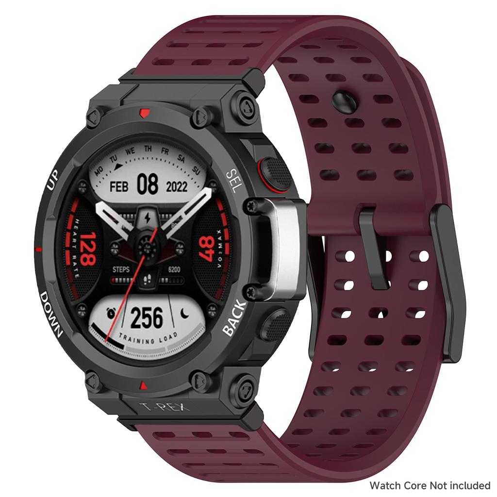 Breathable Silicone Strap for Huami Watch Amazfit T-Rex 3 T-Rex2 Sport Band for Amazfit T-Rex Pro/ultra Martwatch Bracelet