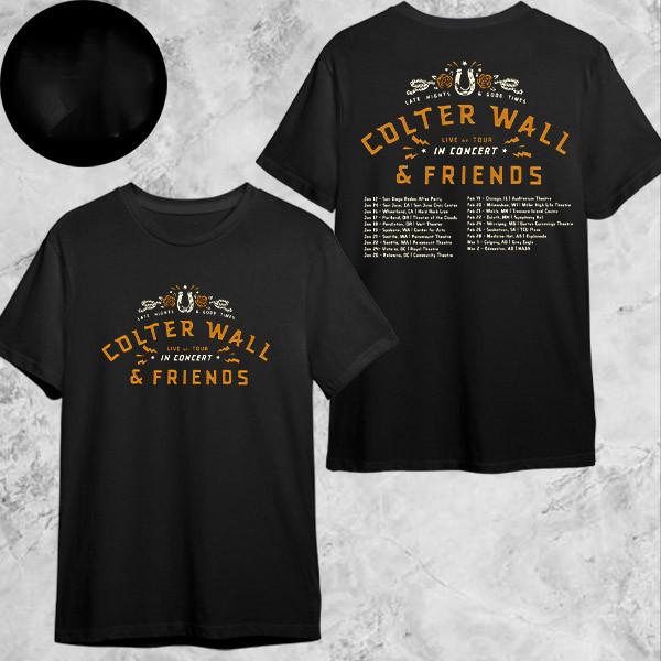 

Colter Wall And Friends Live On Tour 2025 Two Sides Classic T-Shirt BT930 Unisex T-Shirt XXXL