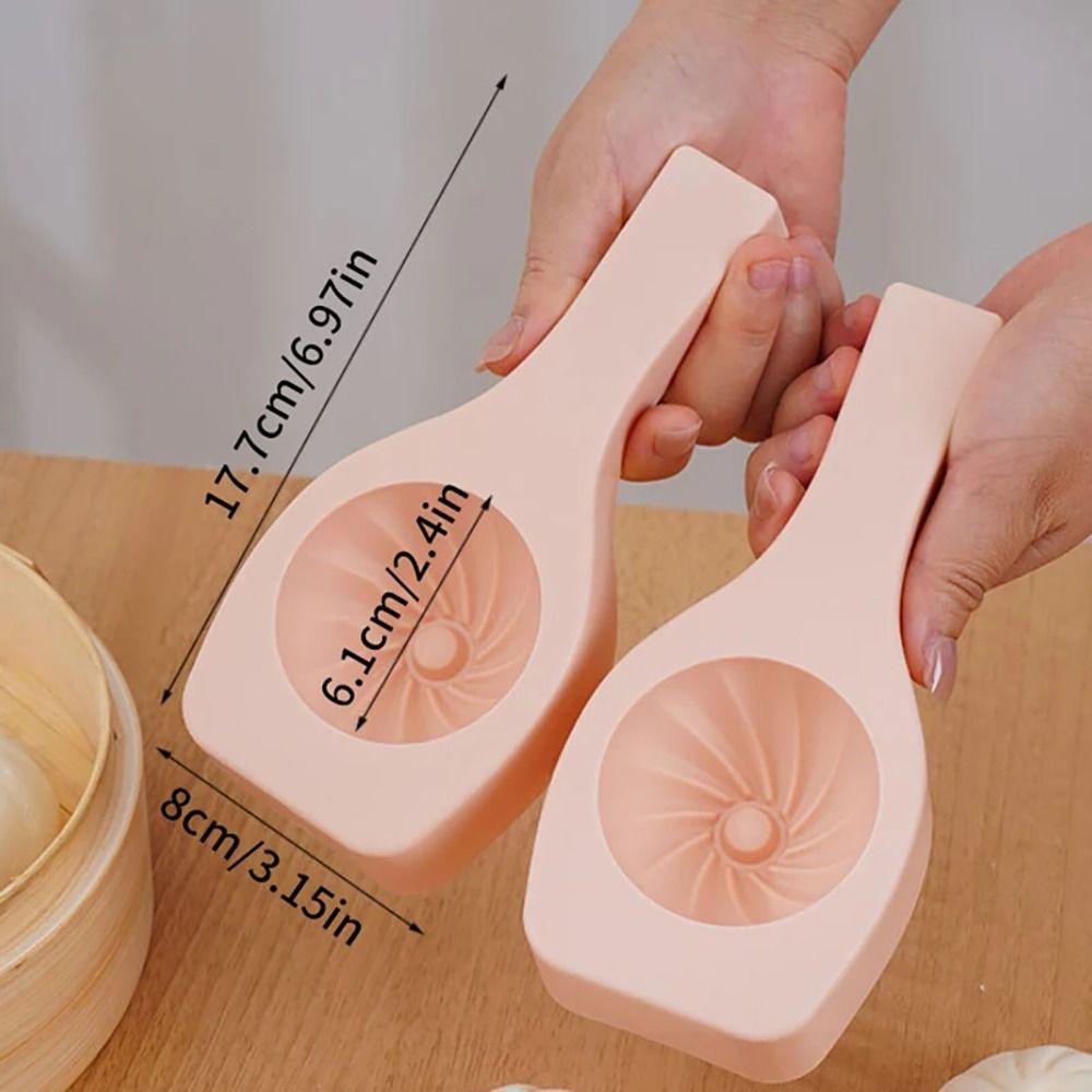 2Pcs Multifunctional Chinese Baozi Mold Handmade Bun Mold Steamed Bun Breakfast