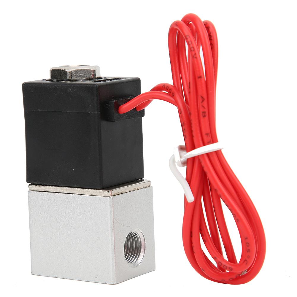 Direct Acting Solenoid Valve Water  Oil Aluminum Alloy Body Valve 220VAC