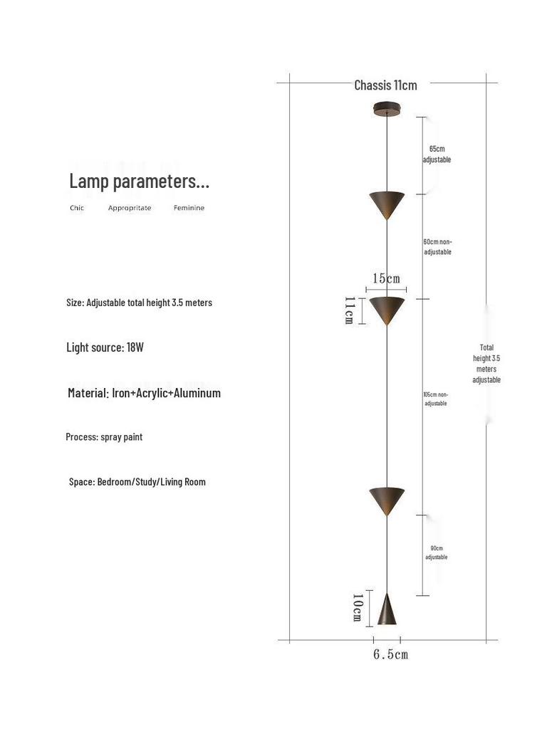 Creative Minimalist Hourglass Floor Lamp: Living Room, Bedroom Bedside, Wall Decoration, Ambient Light, Small Pendant Light