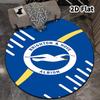 Brighton Round Area Rug Carpet Rug For Living Room Bedroom Sofa Playroom Decor Nonslip Floor Mat
