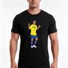 Ronaldinho Brazil Football Tshirt Summer Casual Cotton Tee Oversized Streetwear Tops Vintage Graphic Print 100 Cotton