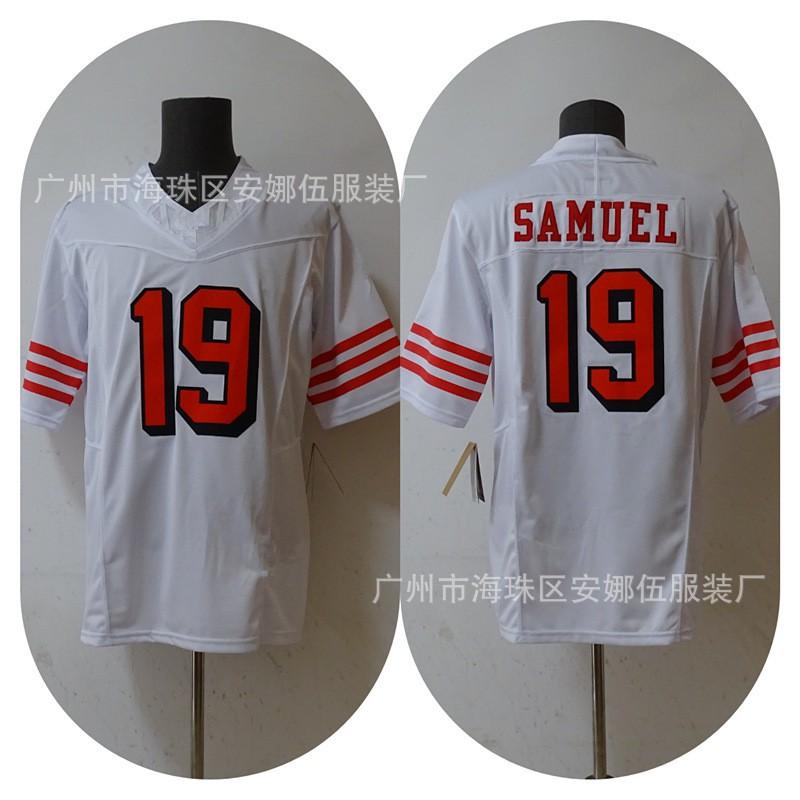Mens Rugby Jersey Fan Tee With Team Embroidery 49ers 23 97 19 85 Classic Retro Style Cotton Sport Shirt