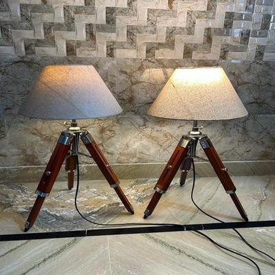 Σετ 2 Επιτραπέζια Λάμπα Για Υπνοδωμάτιο Σαλόνι Φωτιστικό Γωνίας Τρίποδο Φωτιστικό Δαπέδου Ναυτικό Μοναδικό Δώρο Για Γάμο Γενέθλια