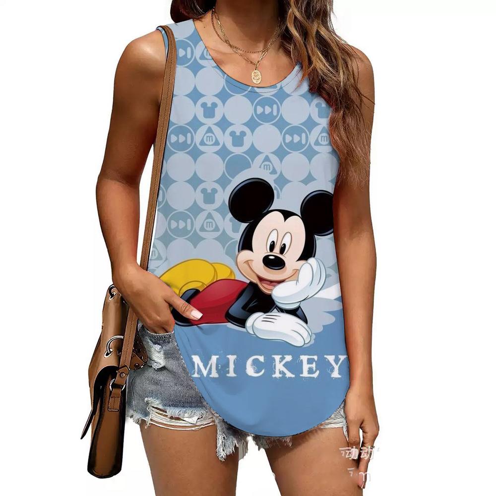 Модная принтованная футболка, повседневная, свободная, без рукавов, женская 6XL