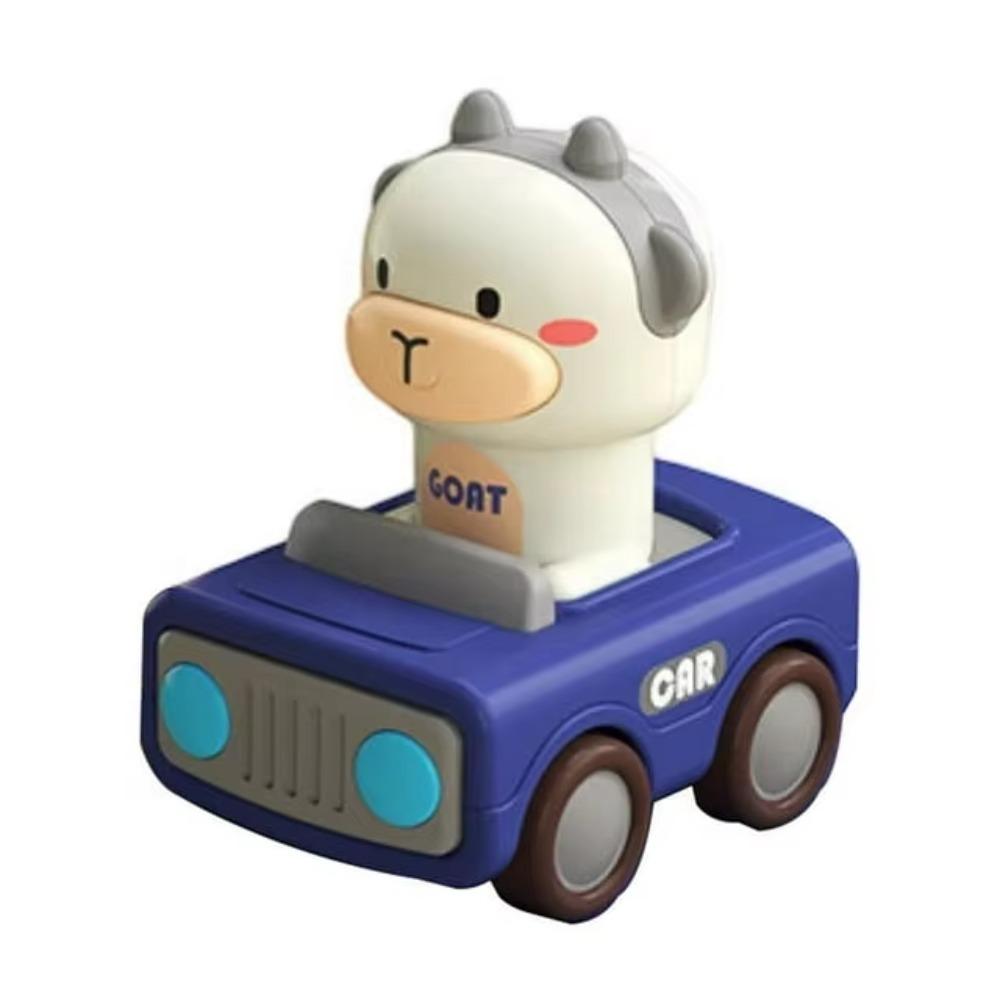 And Press Go Car Toys For Toddlers 1-3 Baby Animal Racing Cars Infant Play Vehicle Set Baby Push Go Friction Car Toys