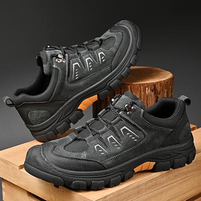 Stivali da Trekking da Uomo in Vera Pelle Scarpe Casual Outdoor Sneakers