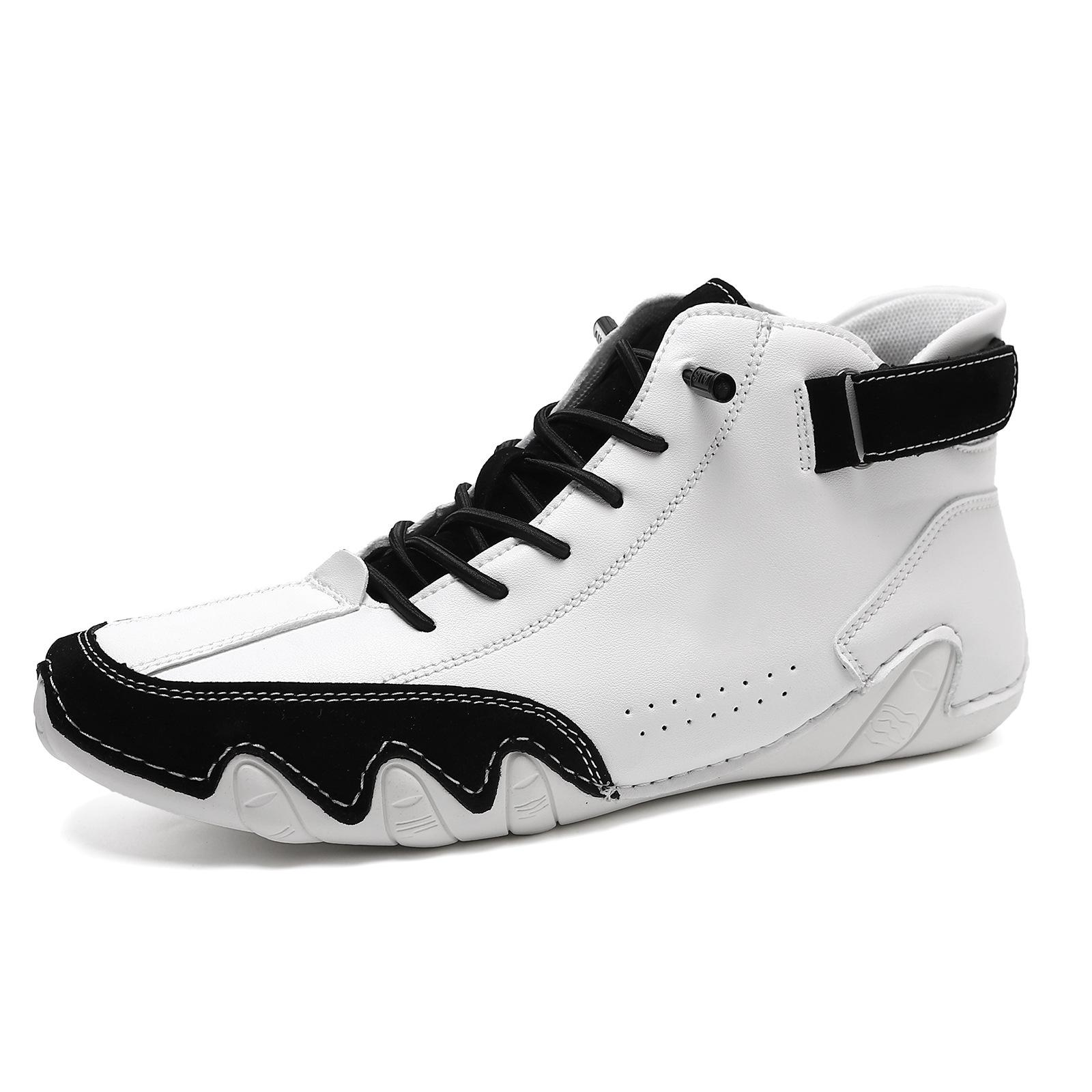 2024 Новые Ботильоны для Мужчин Уличная Легкая Повседневная Кожаная Обувь Зимняя — фото 16