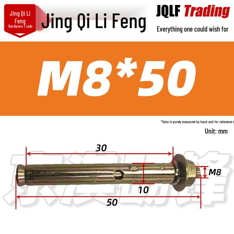 Small Head Carbon Steel Expansion Bolt - Zinc Plated Seamless Round Hole Pipe Mini
