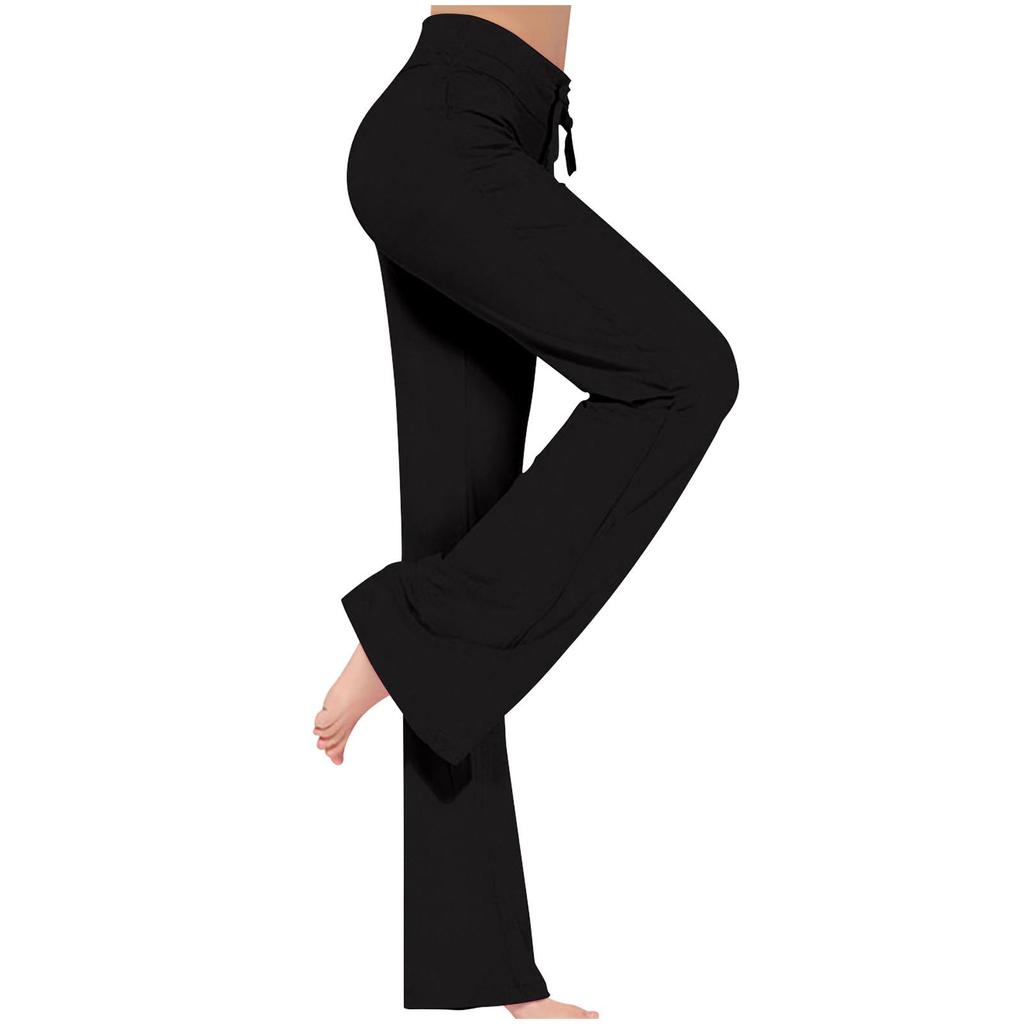 Women's Loose High Waist Wide Leg Pants Workout Out Leggings Casual Trousers Yoga Gym Pants