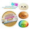 Novo Bolinho de Glitter Bolinho de Glitter Squishy com Caixa Bolinhos Brinquedo Sensorial de Apertar para Alívio do Estresse