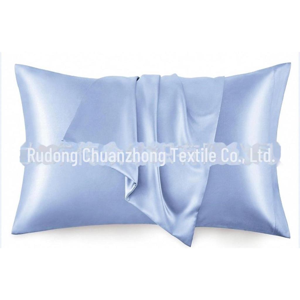 Multi-color Satin Imitation Silk Pillowcase Pair for Trade