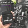 Mini-Aufbewahrungsbox für Auto-Innenraum, Ledertasche für Lüftungsschlitz, Organisiert für 206 307 308 3008 207 208 407 408 4008 508 2008 301