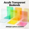 Acrylic Books Holders Table Picture Album Holders for Displaying Books Books Stand, Elegant Design Bookends Bookshelfs