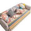 Cuscino per Divano in Cotone Lino Federa Universale per Tutte le Stagioni Copridivano Bohemien Motivo Geometrico Antiscivolo Asciugamano per Divanetto