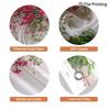 2D Romantic Bougainvillea Wall Backdrop Wedding Bridal Shower Photo Booth Background