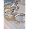 Snake Print Pet Collar Leash Set Cats PU Leather Adjustable Neck Strap