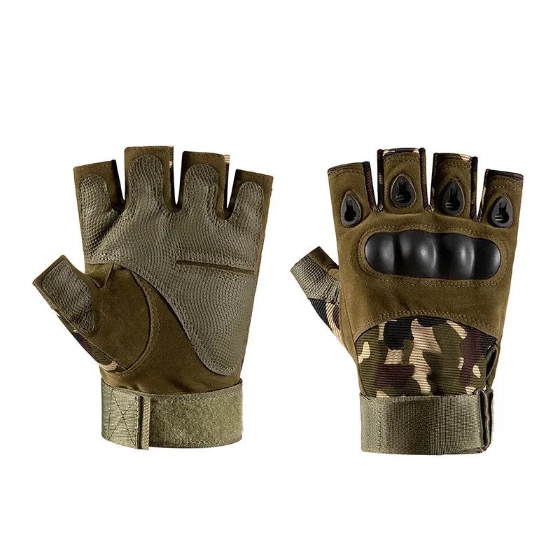 

New Tactical Gloves Half Finger Paintball Airsoft Shot Combat Anti-Skid Men Bicycle Full Finger Gloves Protective Gear XL