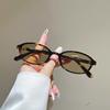 KAMMPT Vintage Oval Sunglasses Men 2026 New Simple Solid Color Casual Shades Women Trendy Brand Design Korean Style Sun Glasses