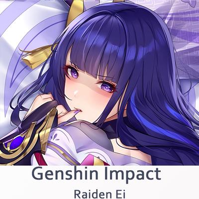 Raiden Shogun Ei Beelzebul Dakimakura Umarmung Körper Kissen Fall Abdeckung Anime Genshin Impact Kissenbezug Kissen Bettwäsche Wohnkultur