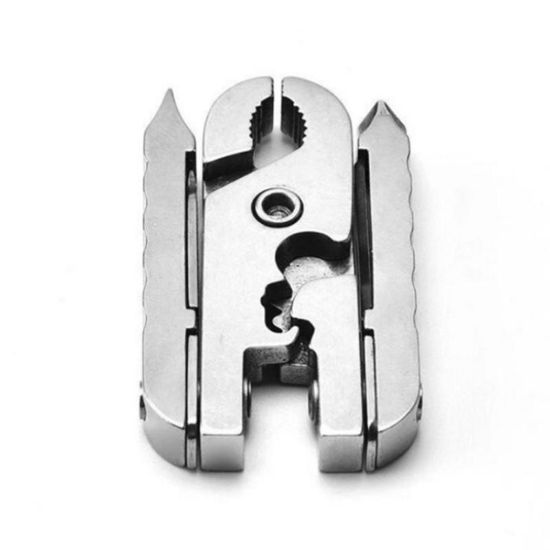 10in1 Stainless Steel EDC Portable Foldable Mini Pliers Multitool Outdoor Survival Camping Screwdriver Clamp Pocket Gear Kit