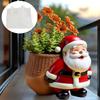 Santa Claus backpack succulent plant flowerpot resin silicone mold Santa Claus gift bag storage box candle cup gypsum molds