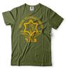Mens Israel Defense Forces Tee Israel Patriotic Shirt Israel Military Green Tee