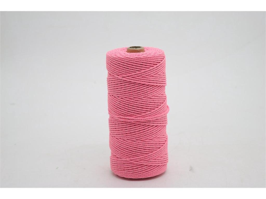 2 mm farbiges Baumwollfadenseil für selbstgemachte dekorative geflochtene Wandteppiche